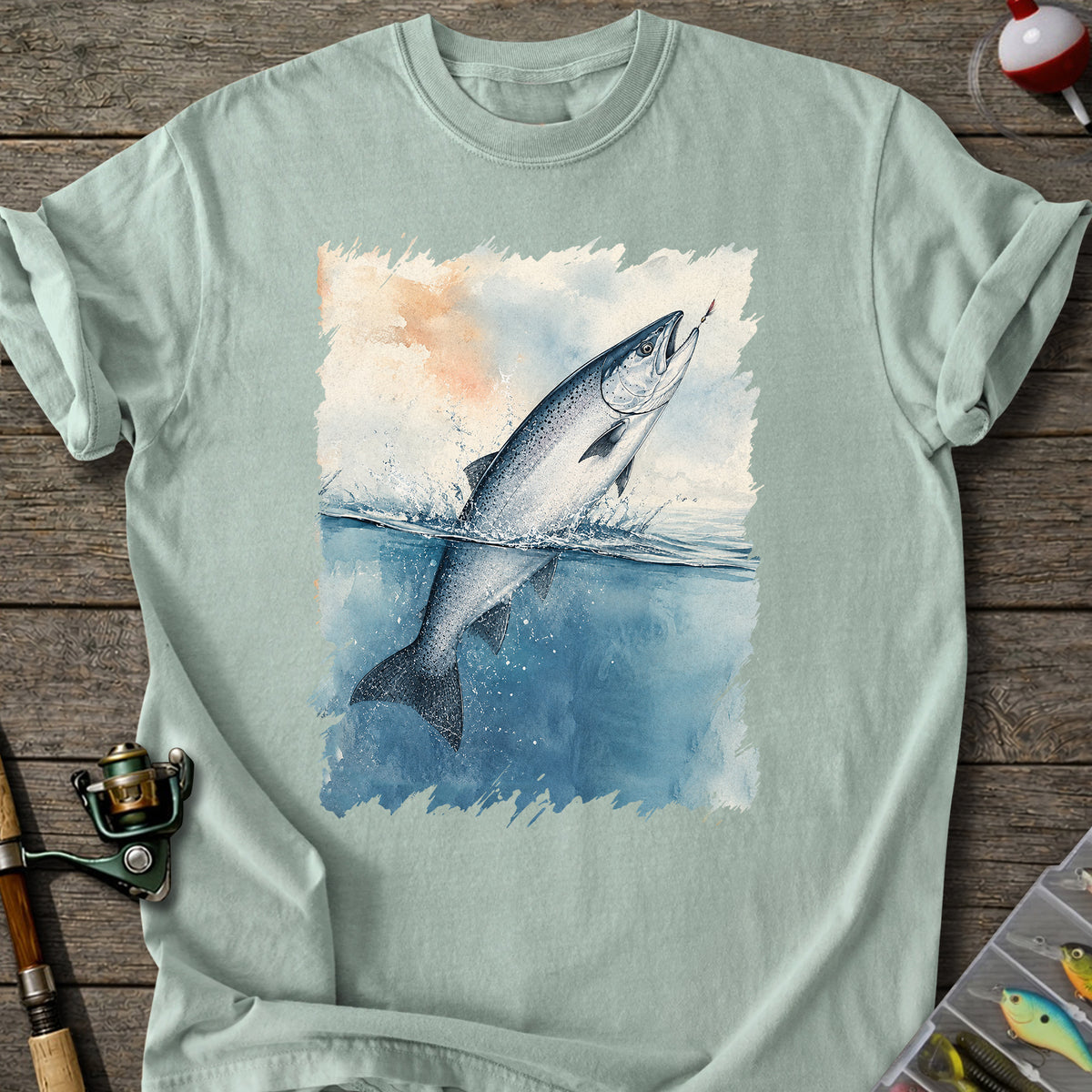 Leaping Salmon T-Shirt
