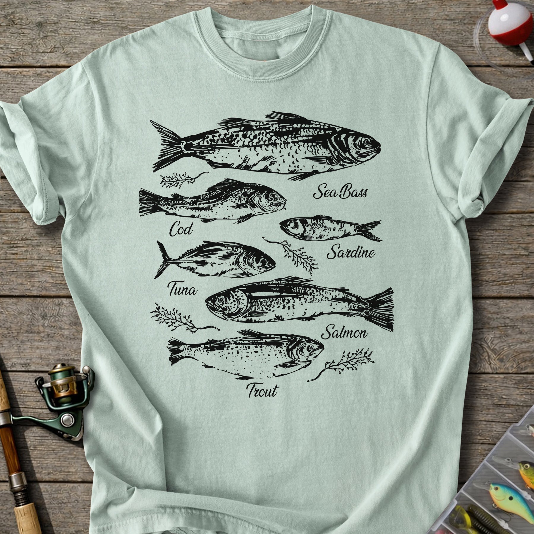 Vintage Fish Species T-shirt