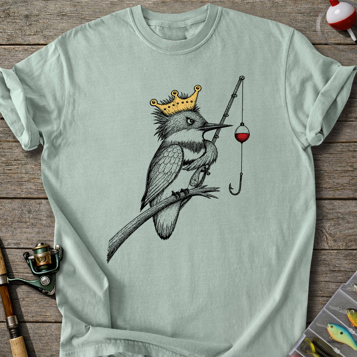 Kingfisher Fishing King T-Shirt