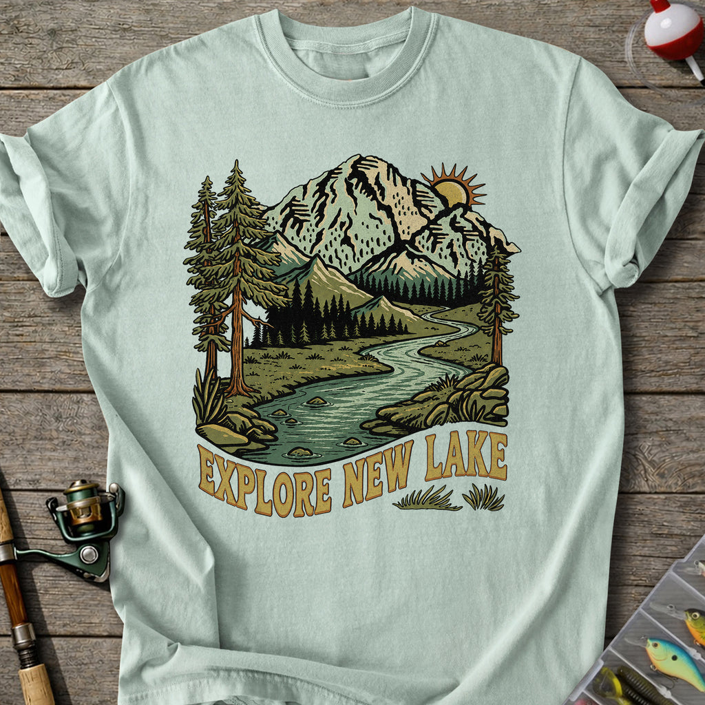 Explore New Lake T-shirt