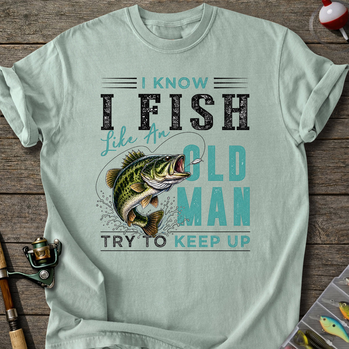 Old Man Fish T-Shirt