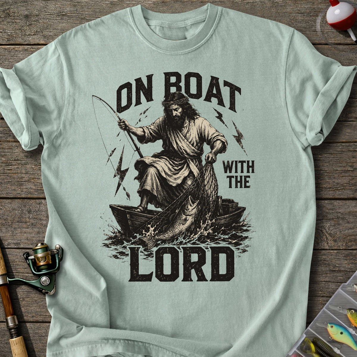 On Boat With the Lord T-shirt