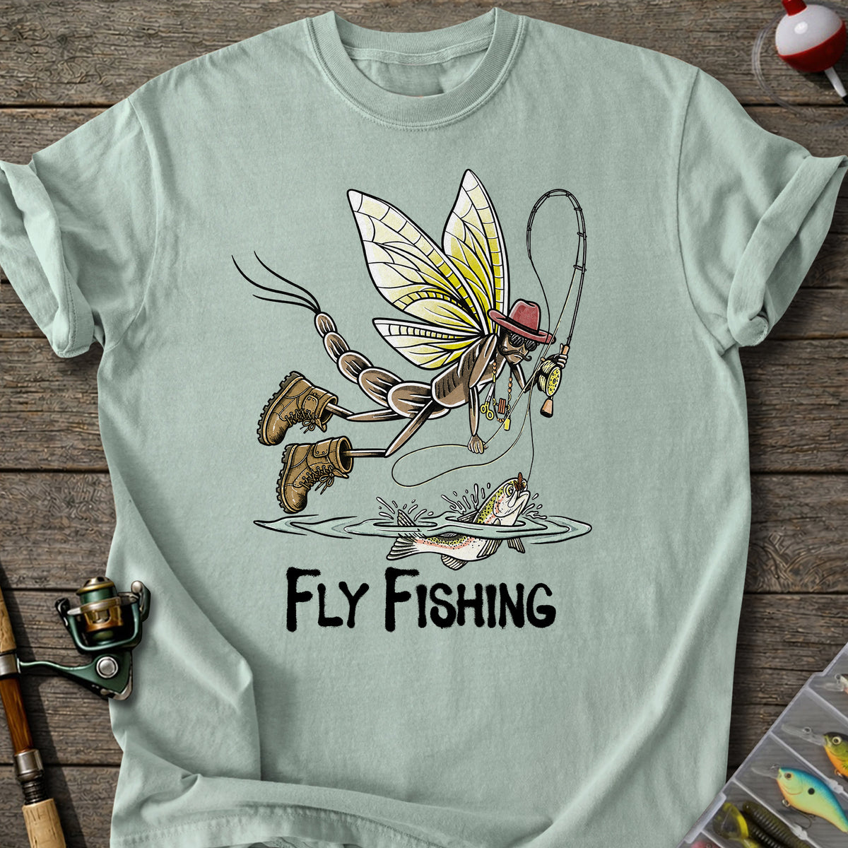 Mayfly Fly Fishing T-Shirt