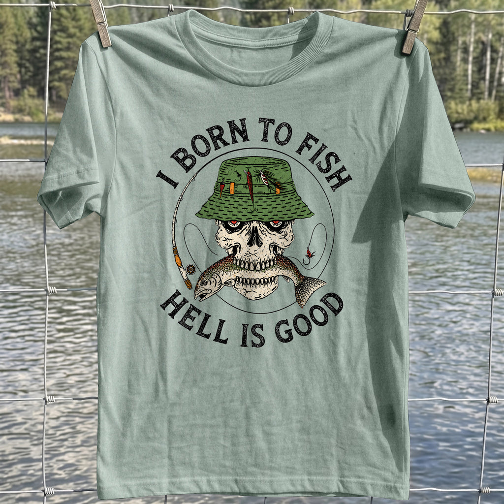Fishing Skull T-Shirt