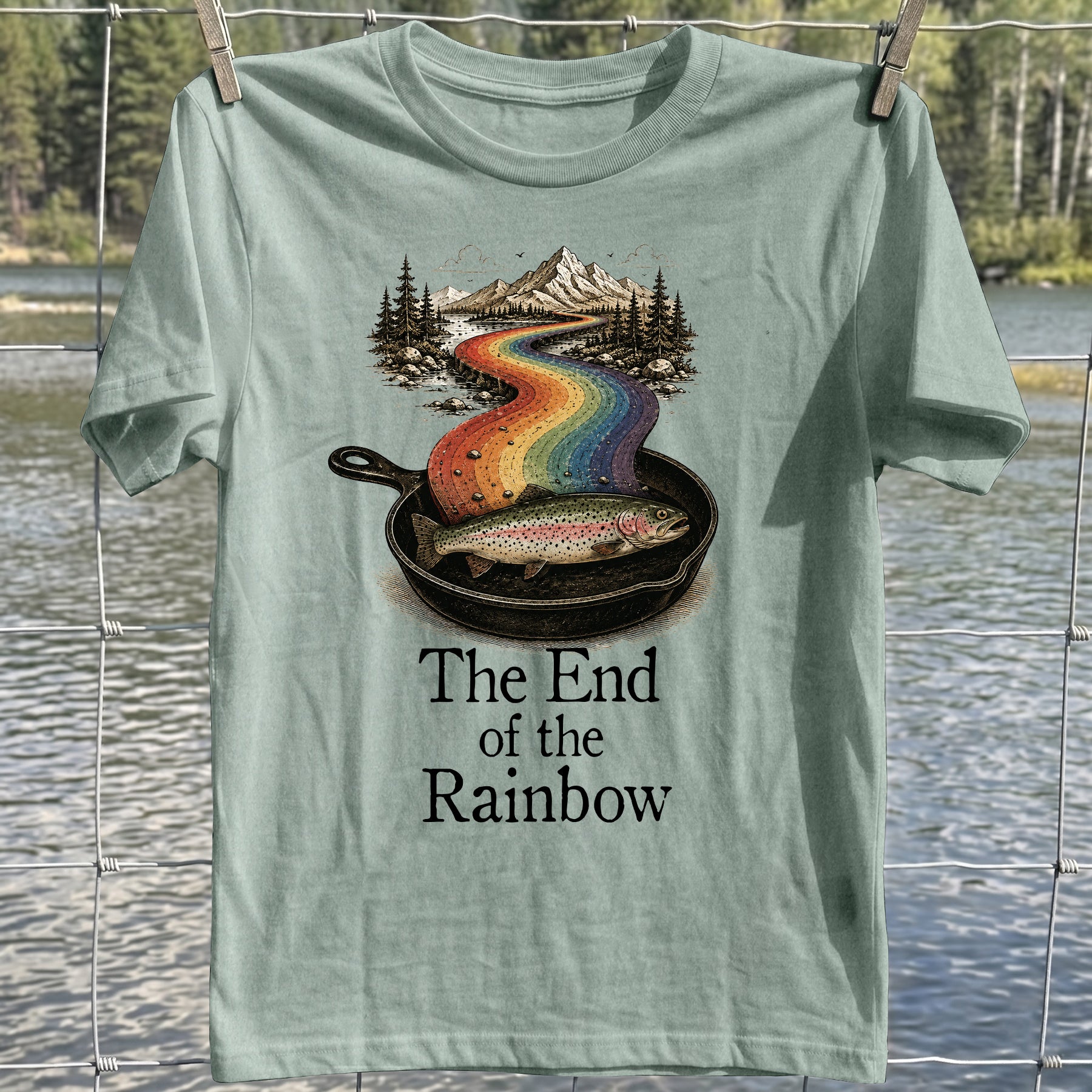 Rainbow Road Trout T-Shirt