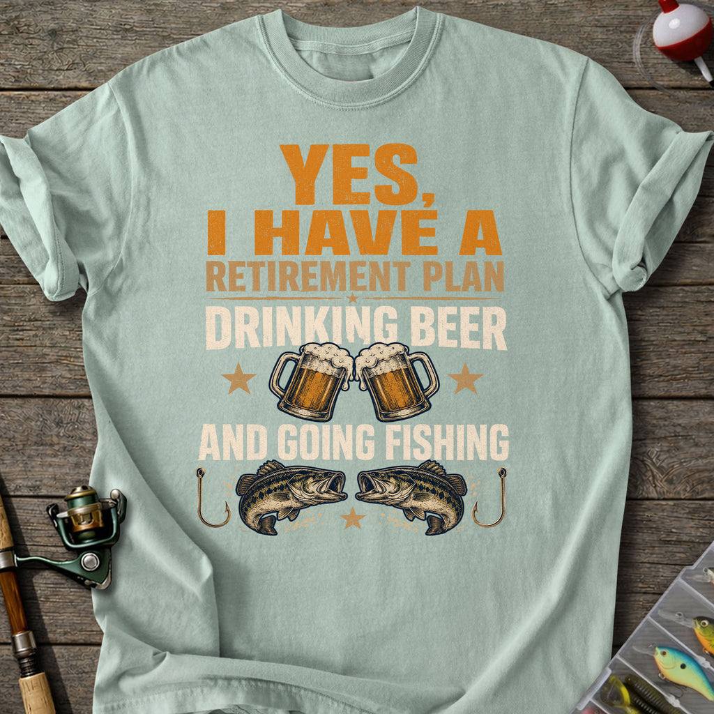 Beer Fishing Retirement T-Shirt