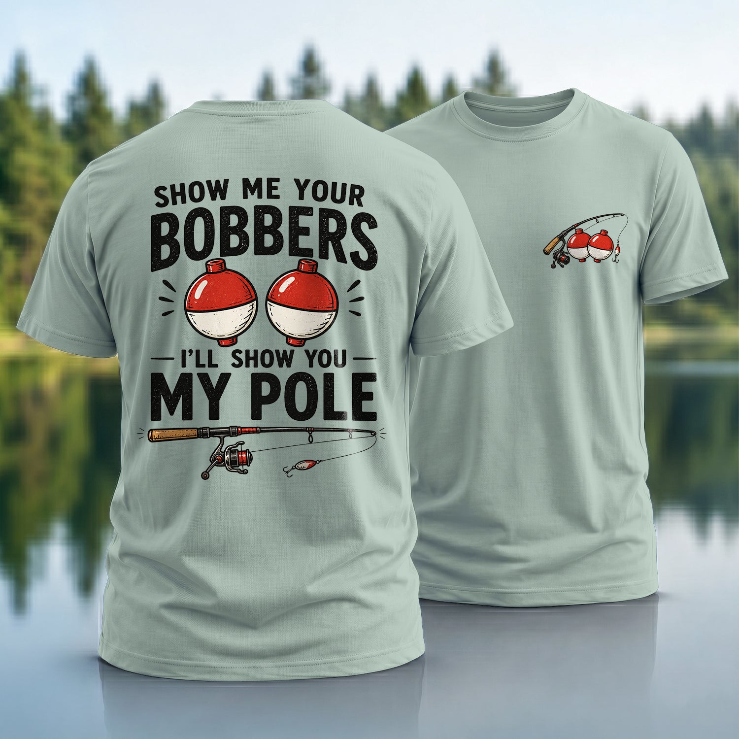 Bobbers and Pole T-shirt
