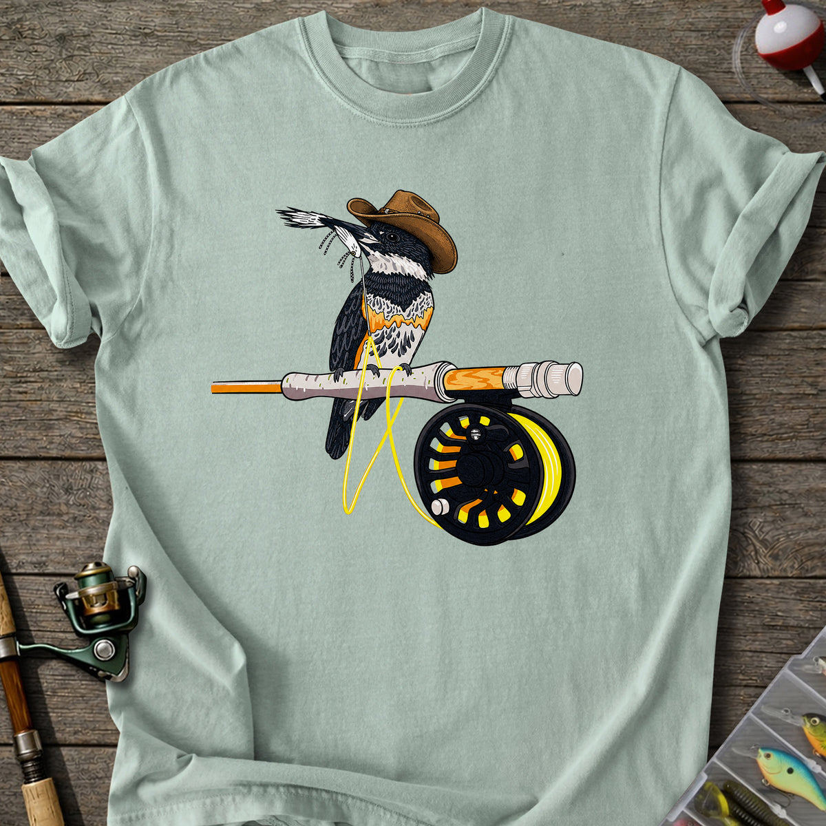 Cowboy Fly Fishing T-Shirt