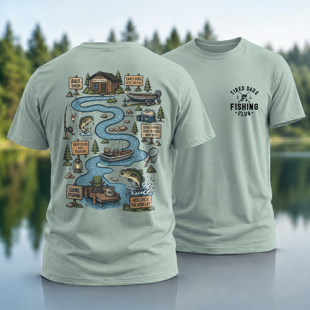 Tired Dads Fishing T-Shirt
