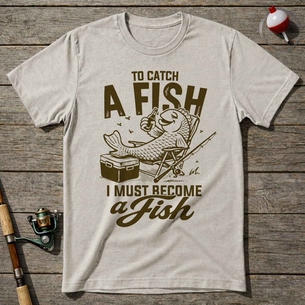 Become The Fish T-Shirt — Natural
