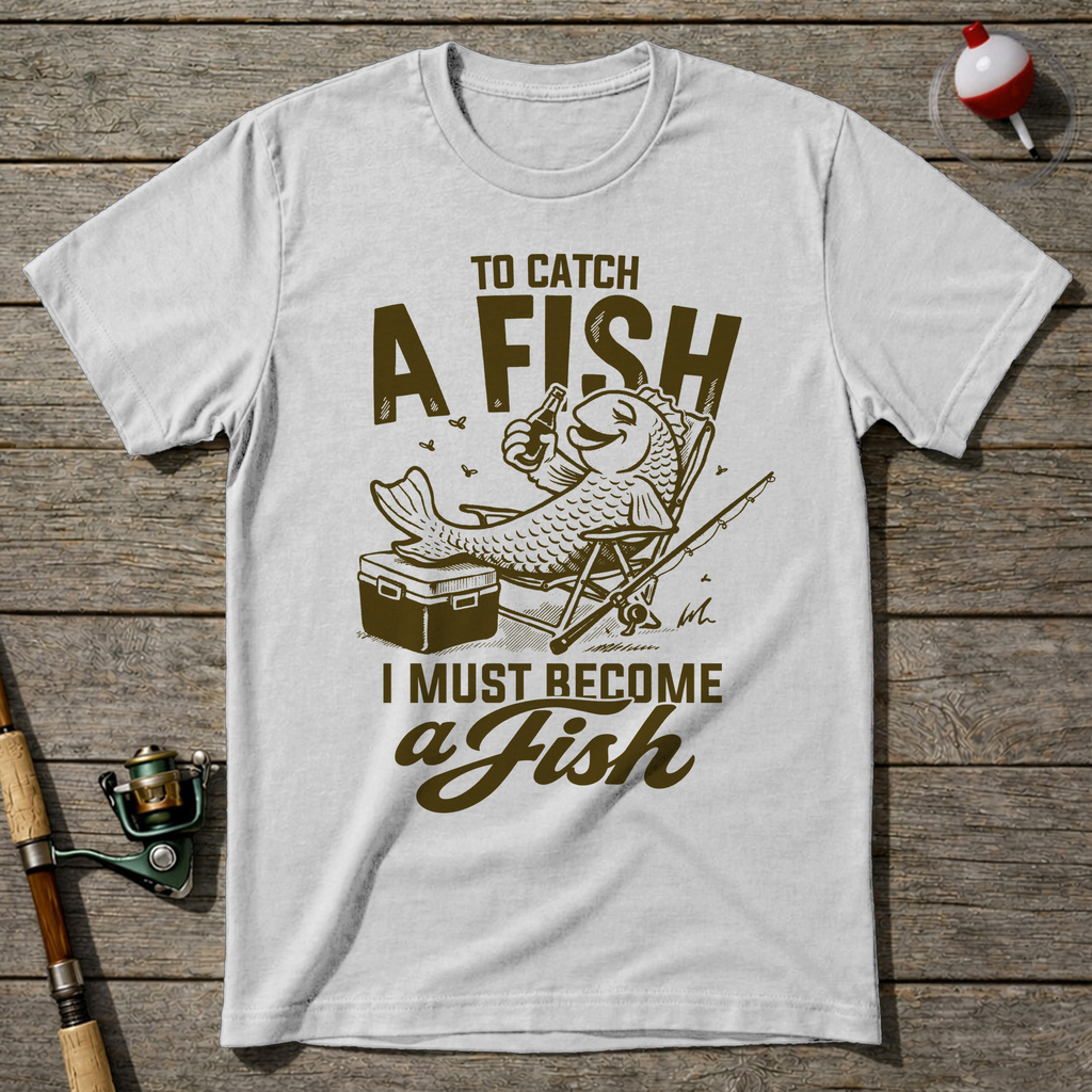 Become The Fish T-Shirt — White