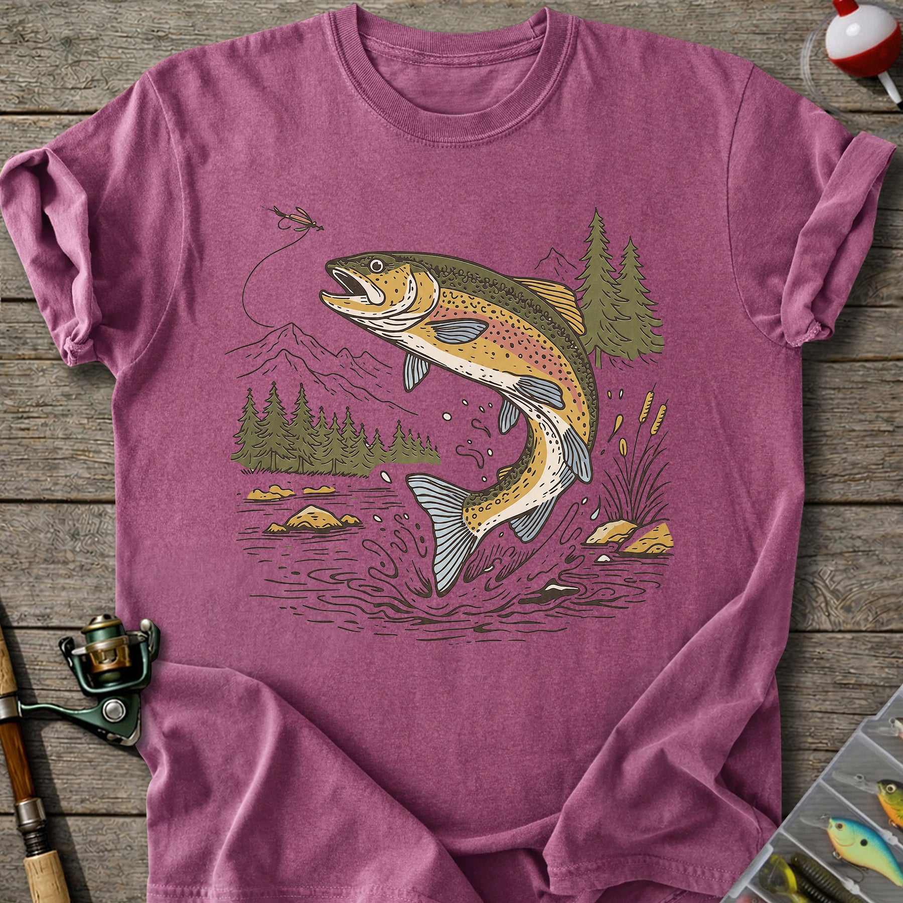 Mountain Trout Fishing T-shirt