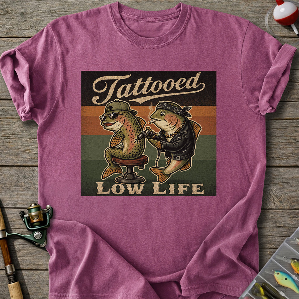 Retro Tattoo Fish T-shirt
