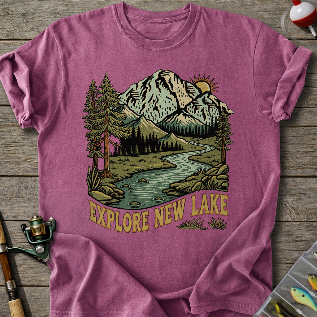 Explore New Lake T-shirt