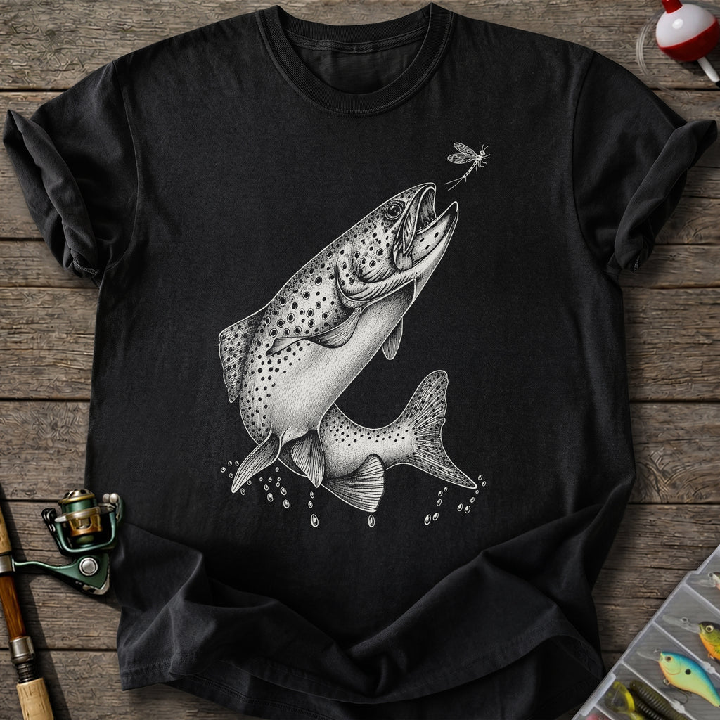 Rising Brown Trout T-Shirt