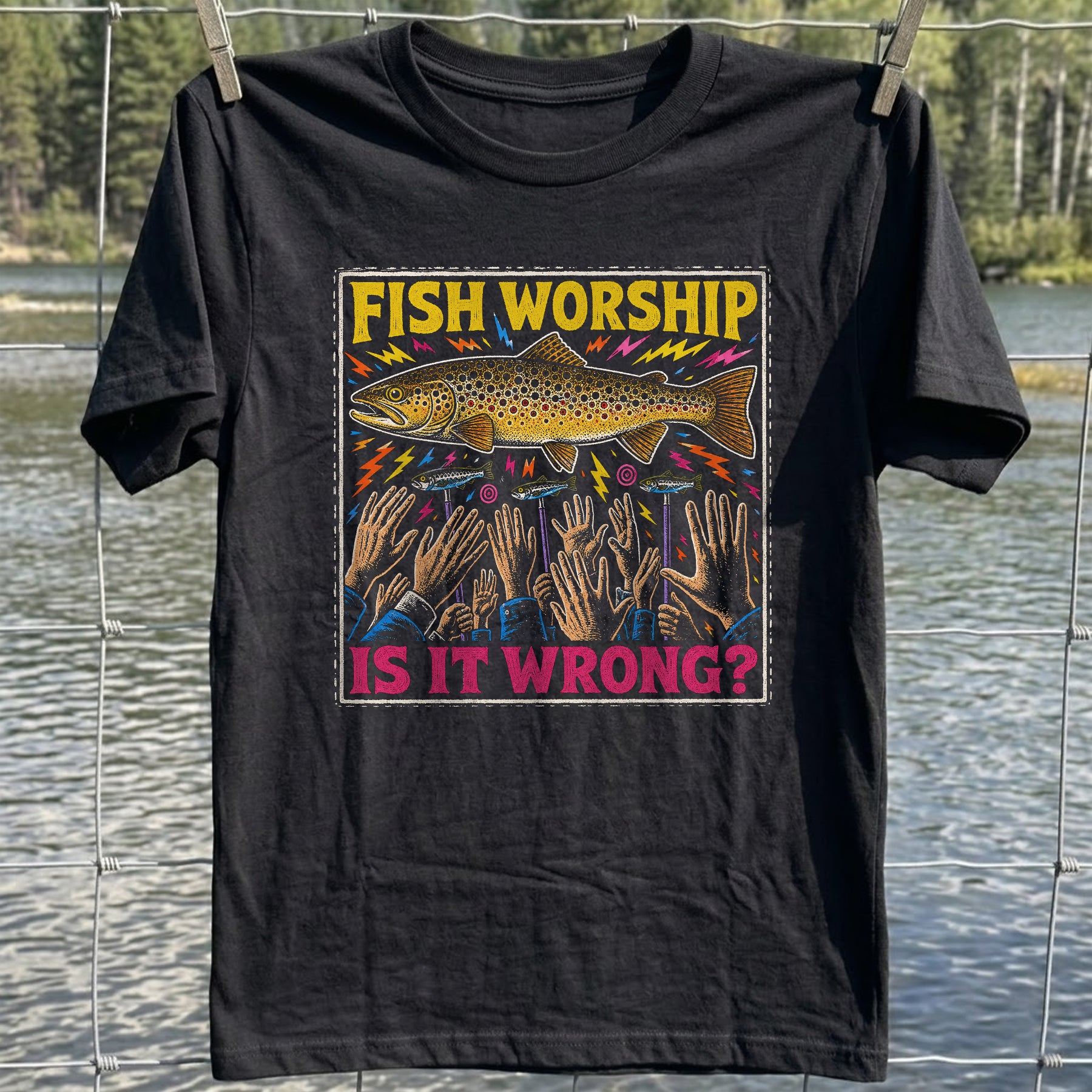 Fish Worship T-shirt