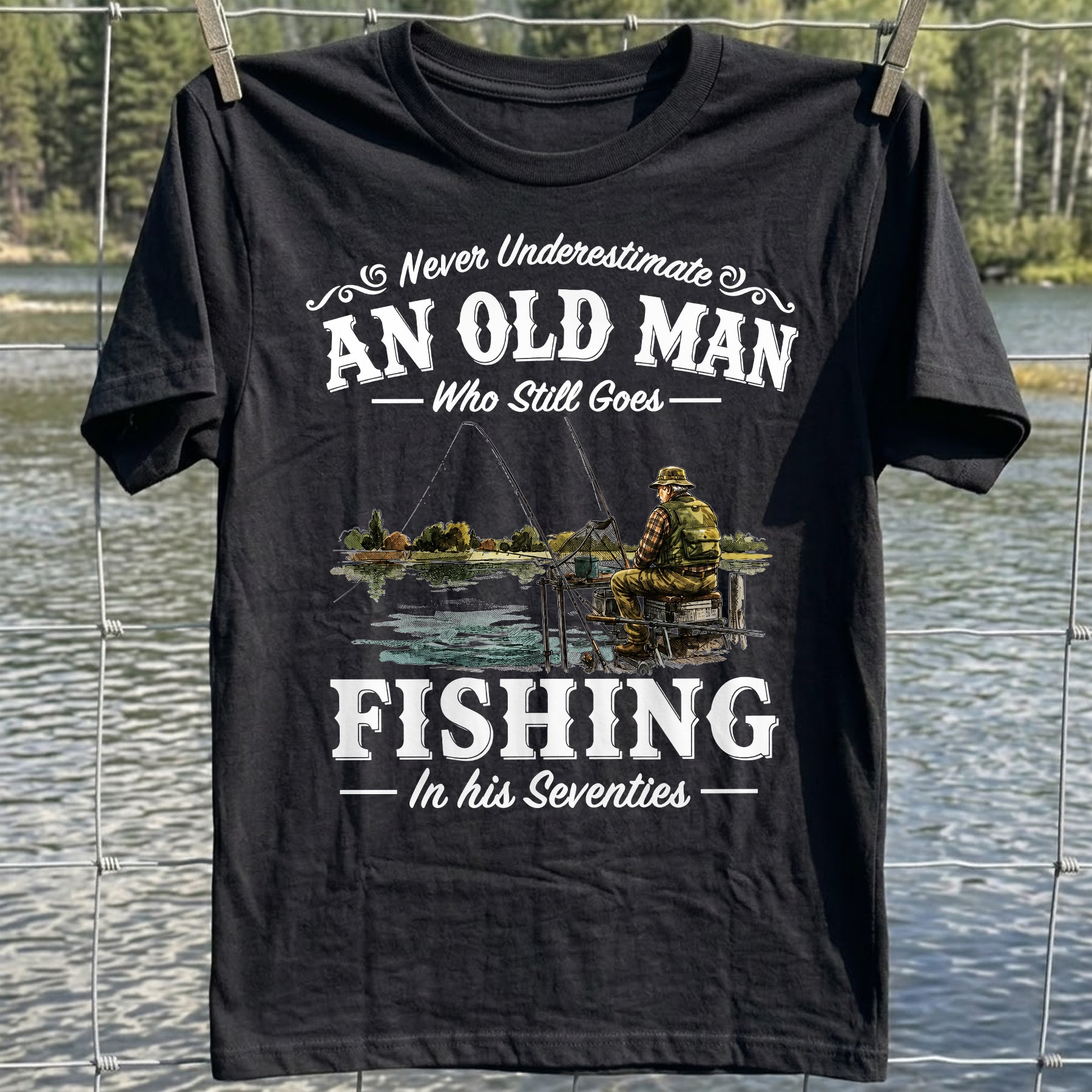 Seventies Fishing T-shirt