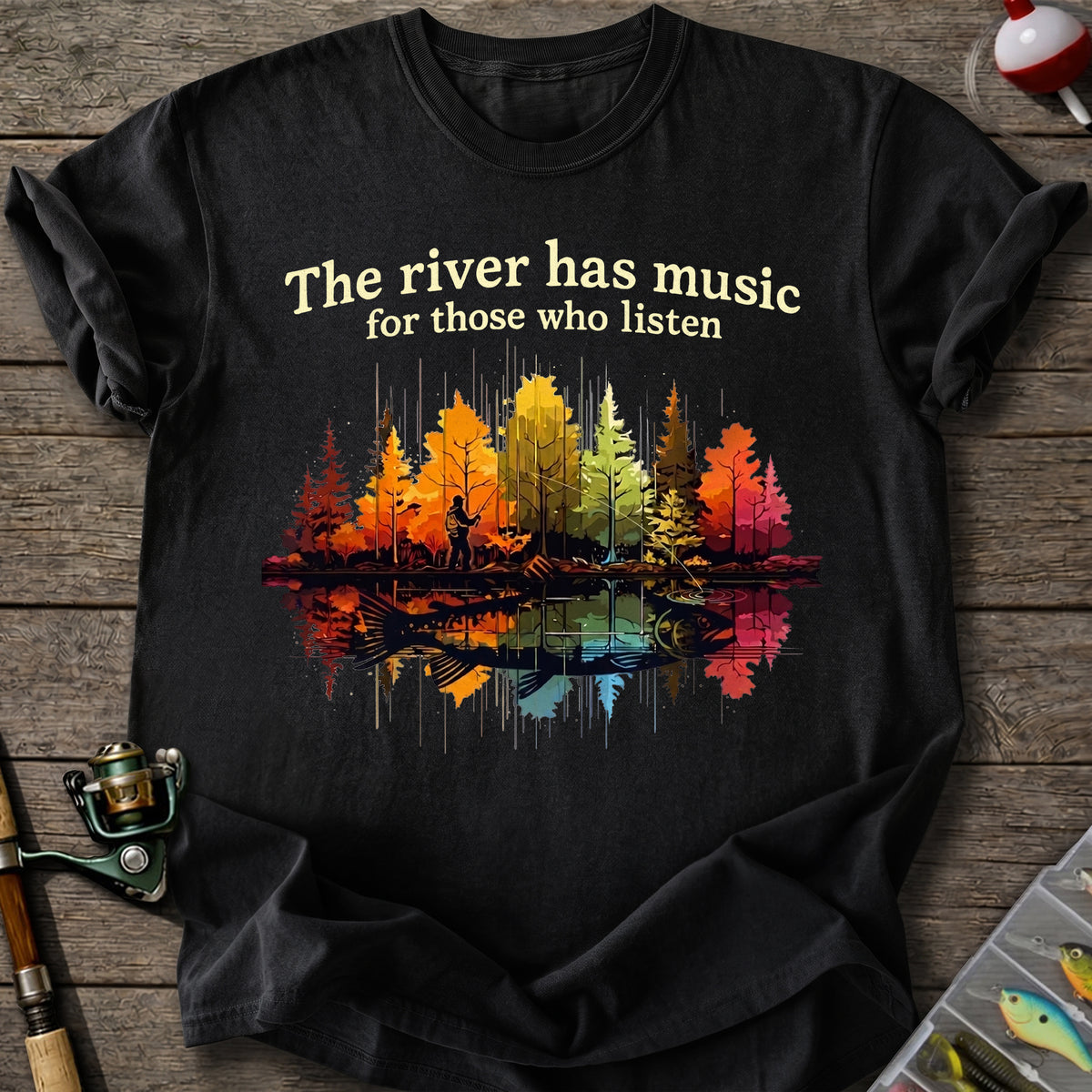 River Music Fishing T-Shirt