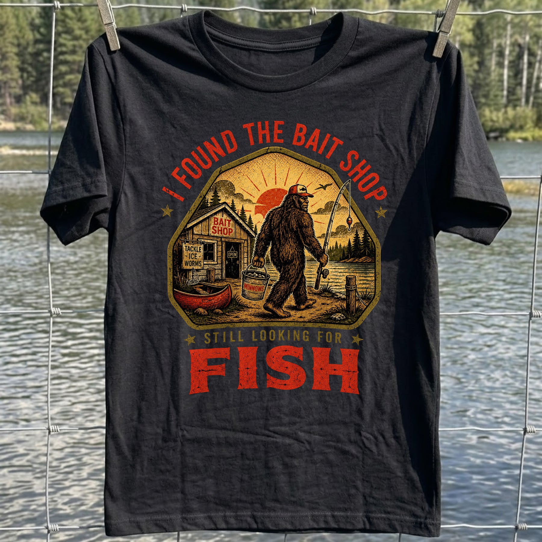 Bigfoot Bait Shop T-shirt