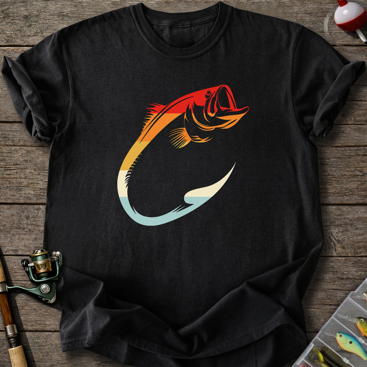 Retro Hook Bass T-Shirt