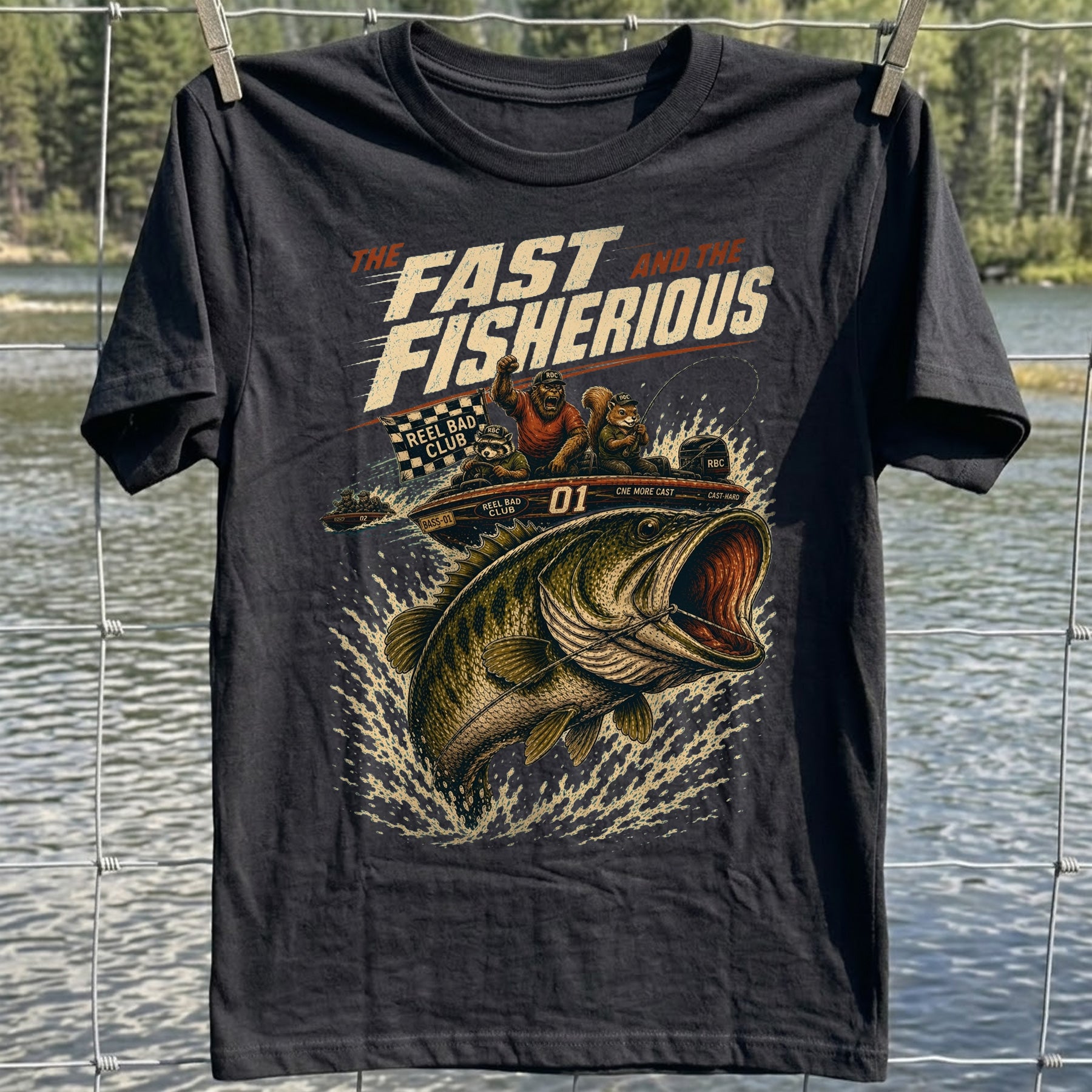 Fast and Fisherious T-shirt