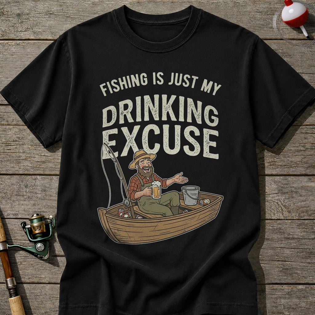 Fishing Is My Drinking Excuse T-Shirt