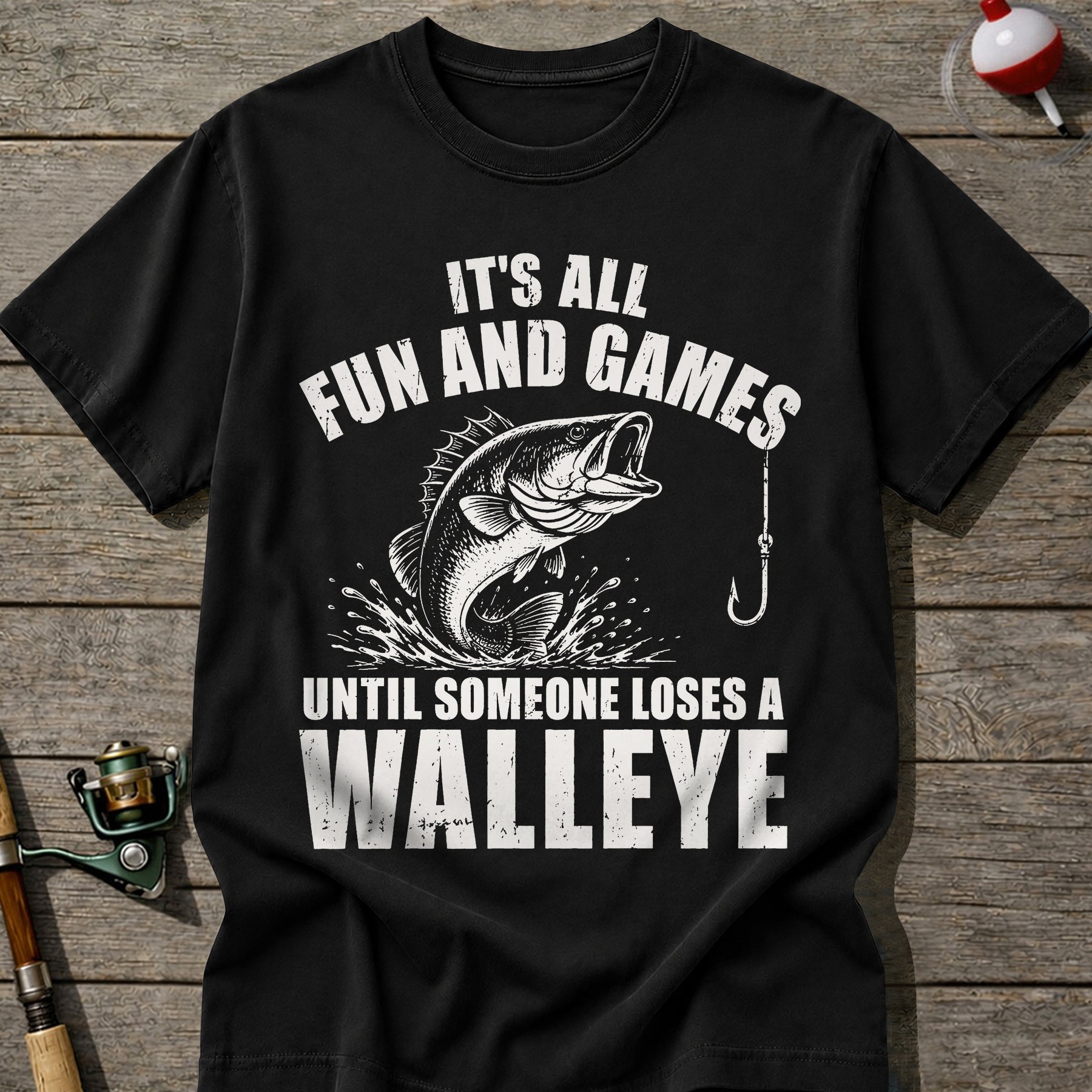 Funny Walleye Fishing T-shirt