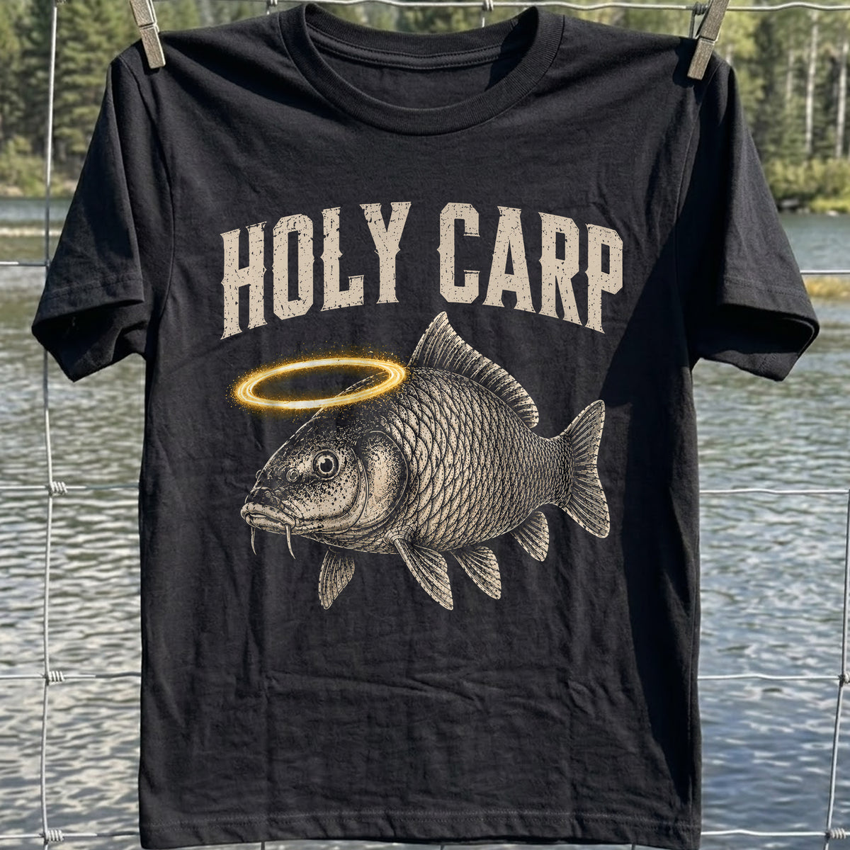 Holy Carp Fishing T-Shirt
