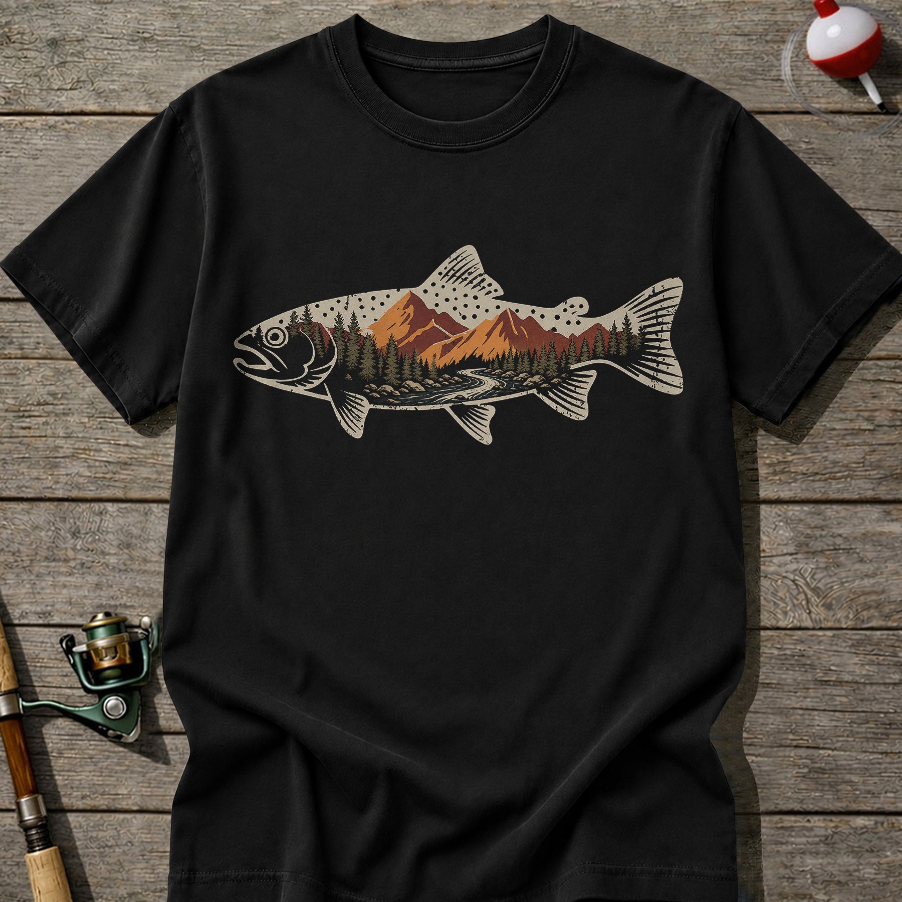 Mountain Fish T-shirt