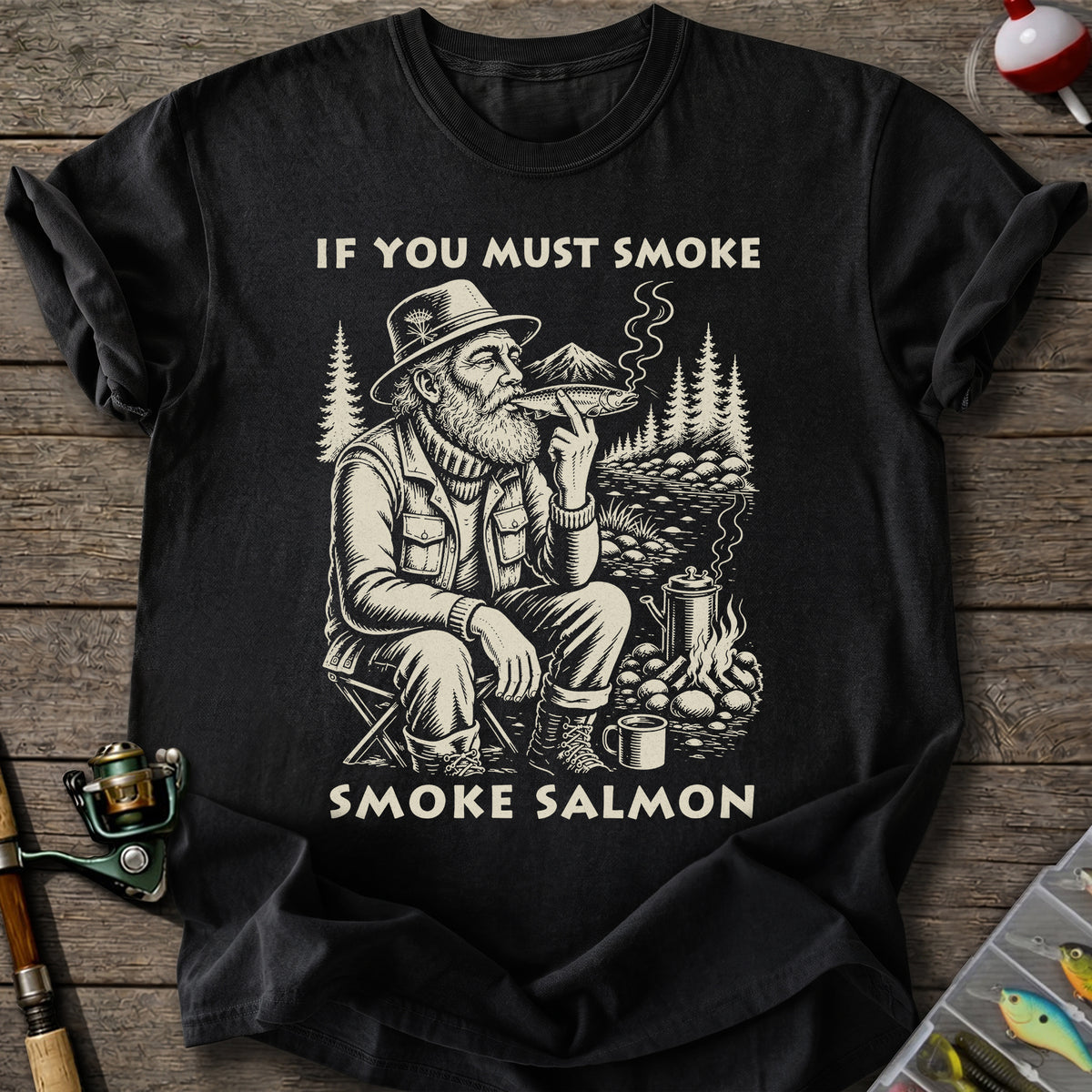 Smoking Salmon T-Shirt
