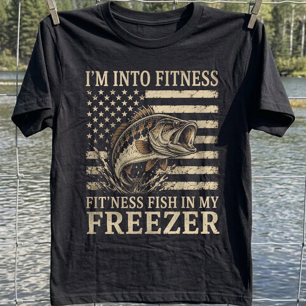Fitness Fish Freezer T-Shirt