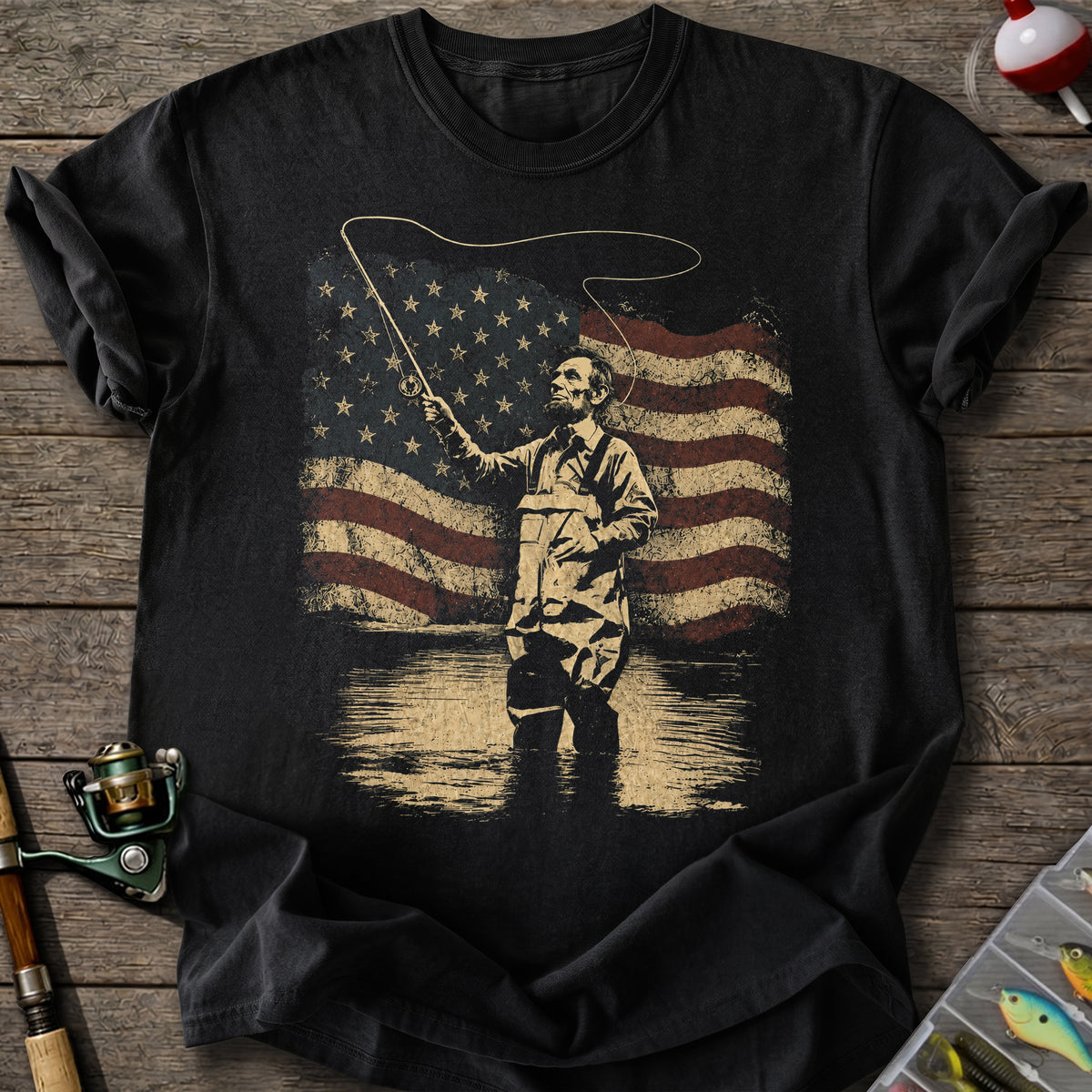 Patriotic Angler T-shirt