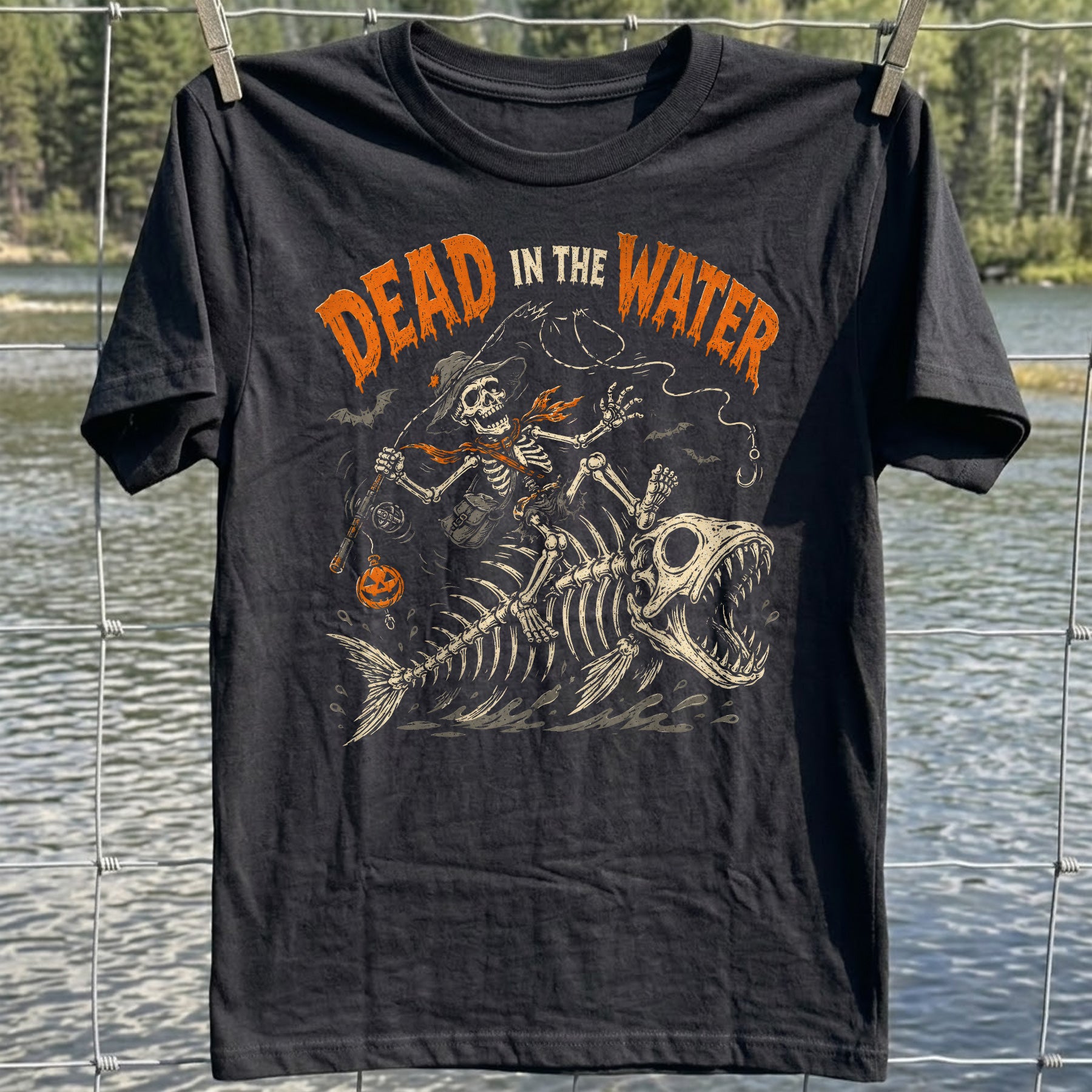 Haunted Deadwater Angler T-Shirt