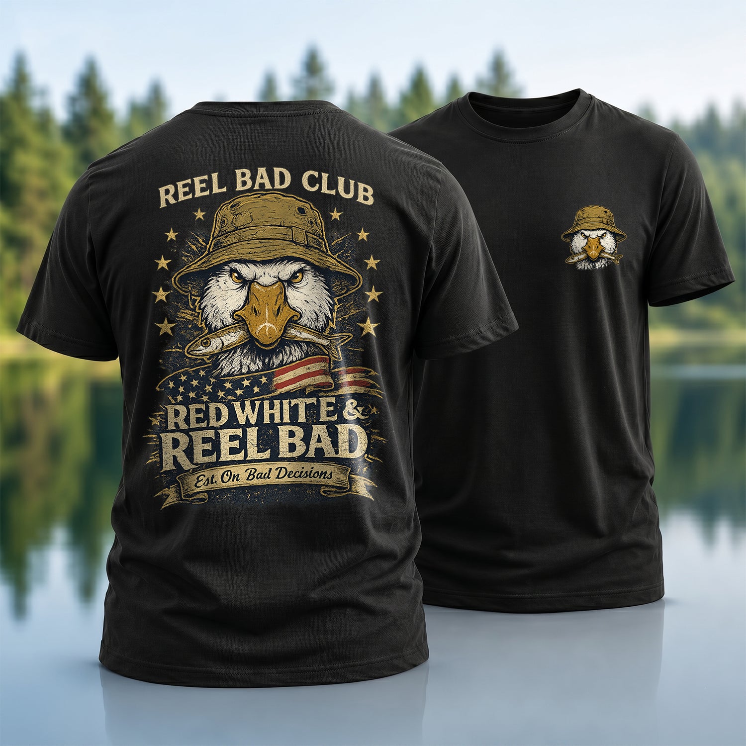 Reel Red & White T-Shirt
