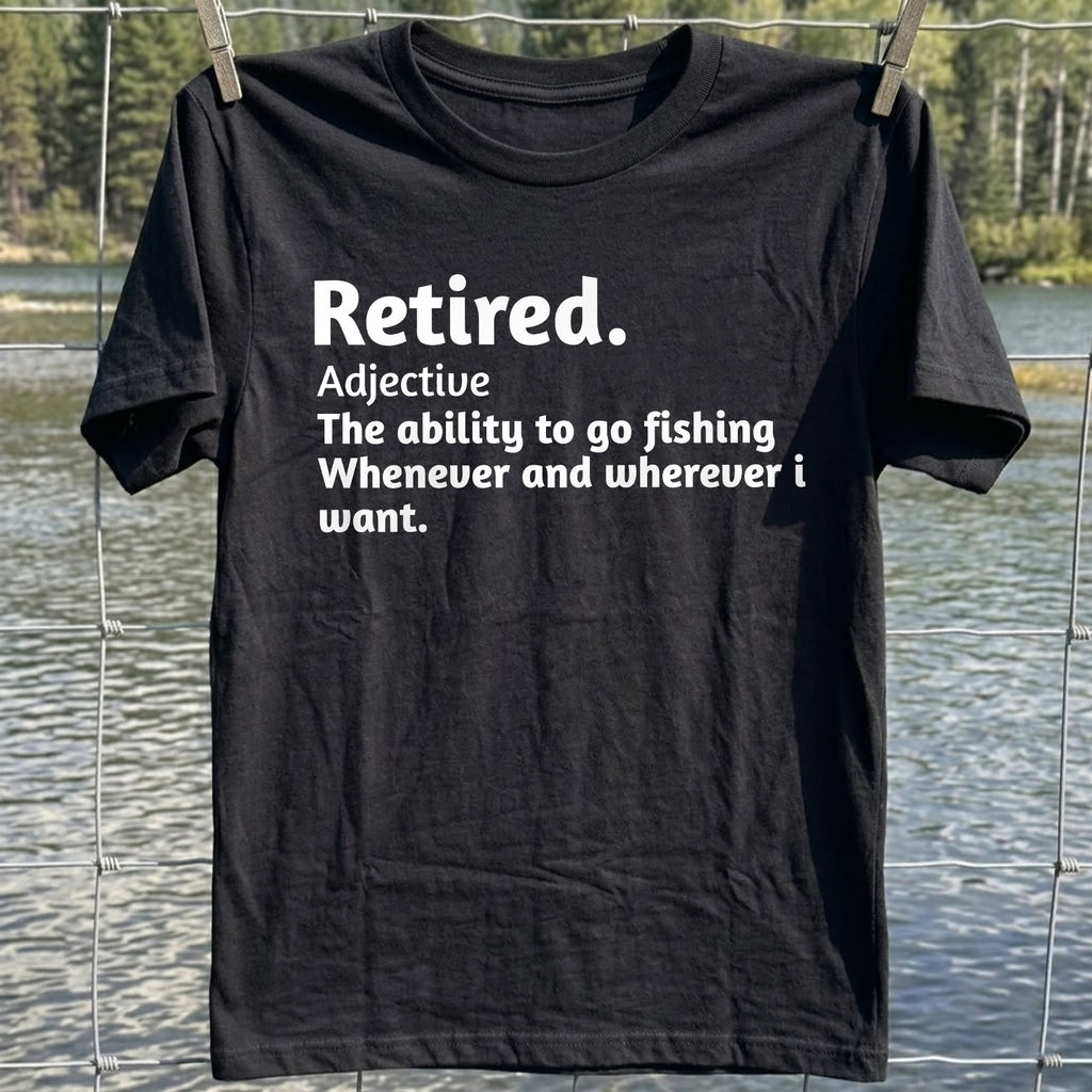 Retired Fishing T-shirt