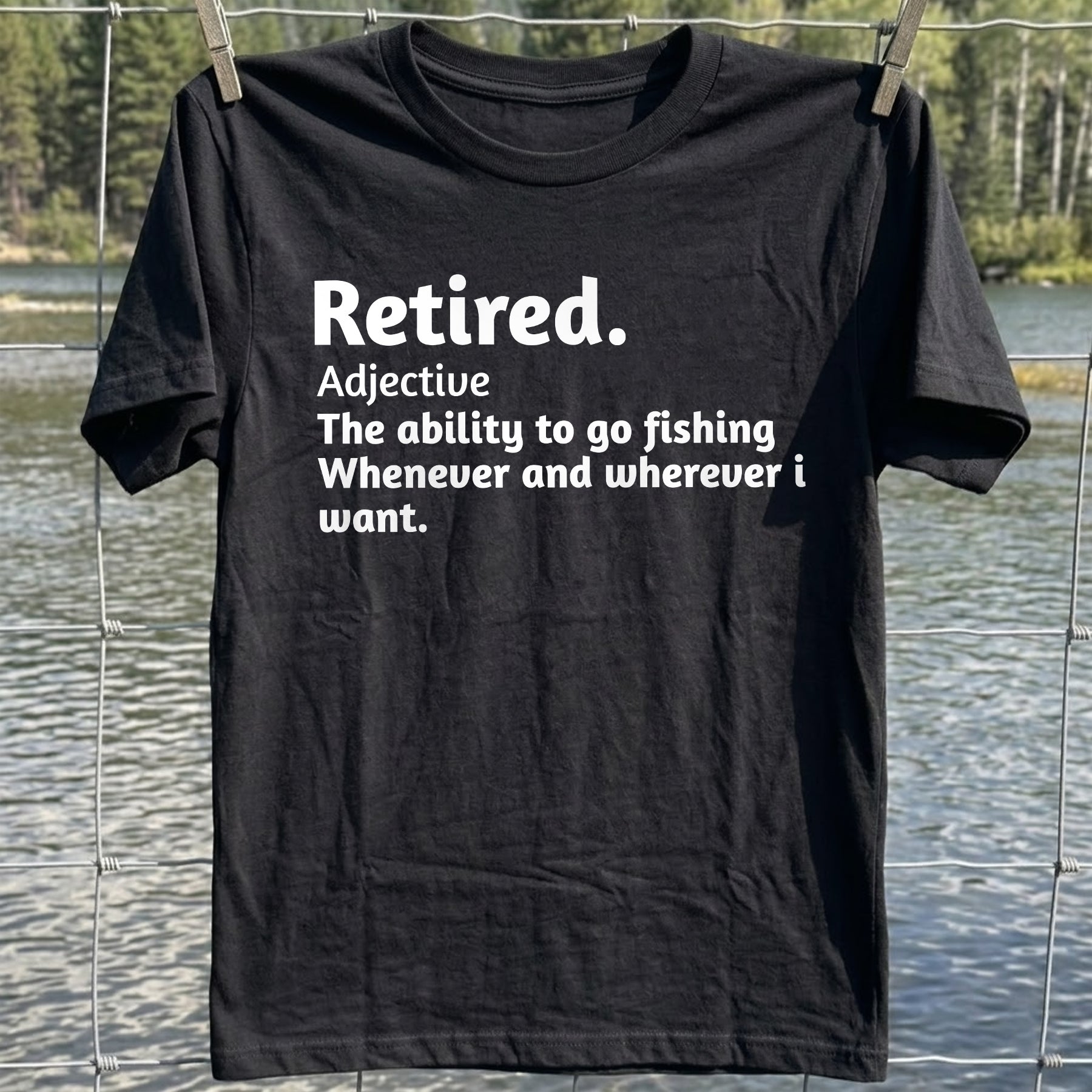 Retired Fishing T-shirt