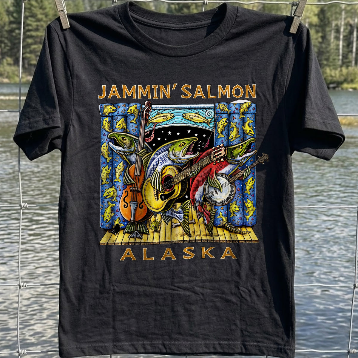 Jammin' Salmon Alaska T-Shirt