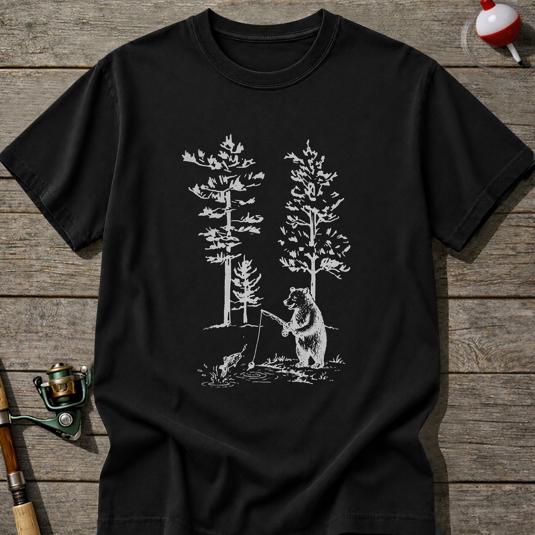 Solo Bear Fishing T-Shirt