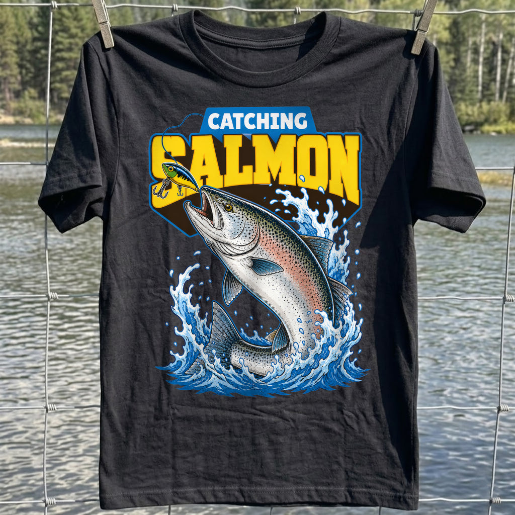 Catching Salmon T-shirt
