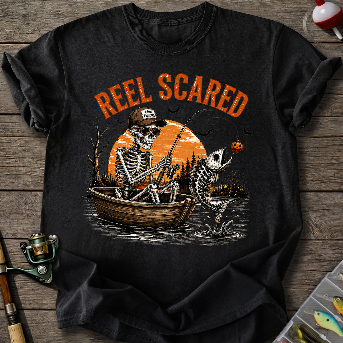 Reel Scared Halloween T-Shirt