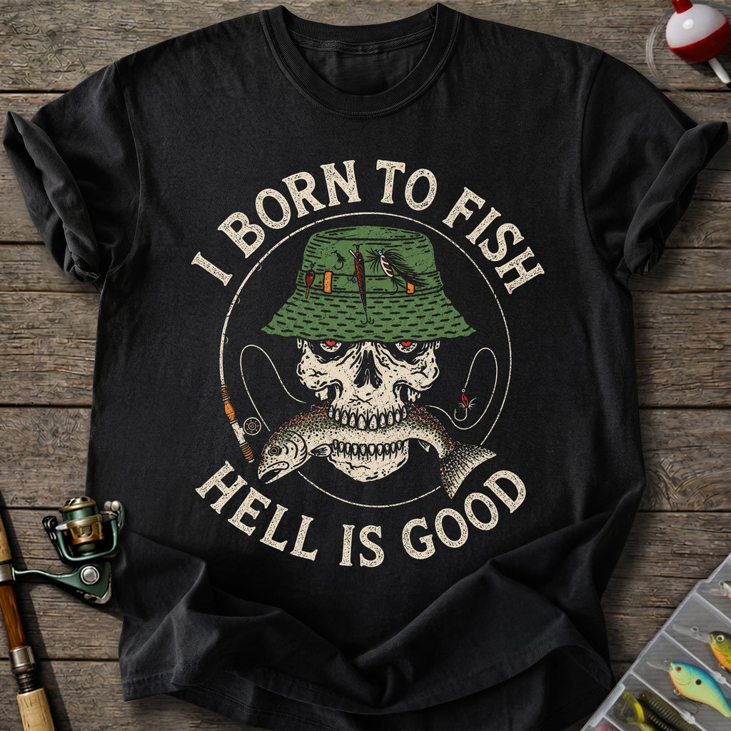 Fishing Skull T-Shirt