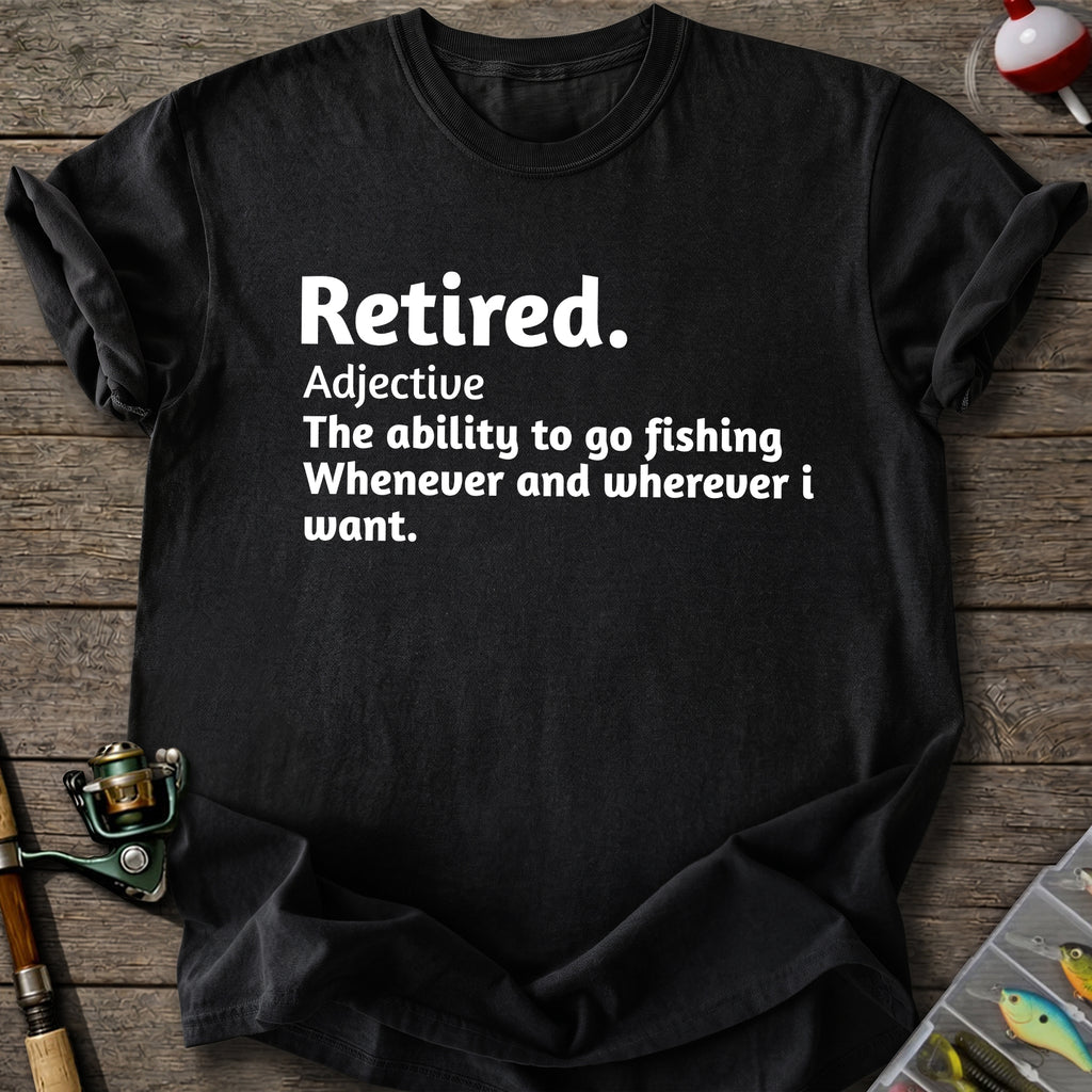 Retired Fishing T-shirt