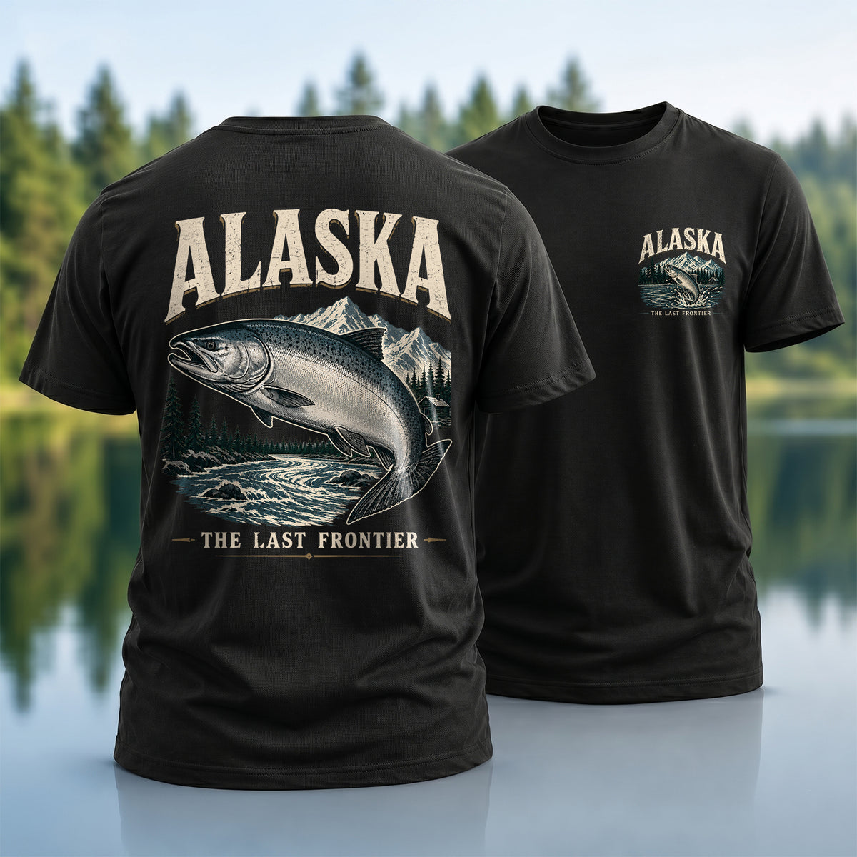 Alaska Salmon Frontier T-Shirt