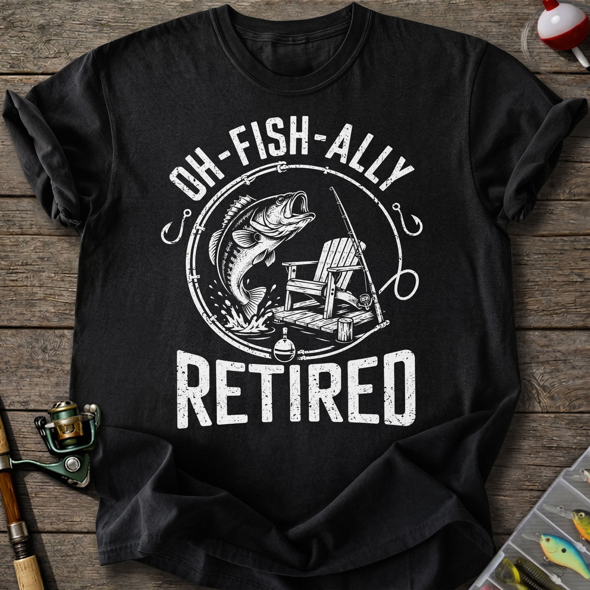 Officially Fish Retired T-Shirt