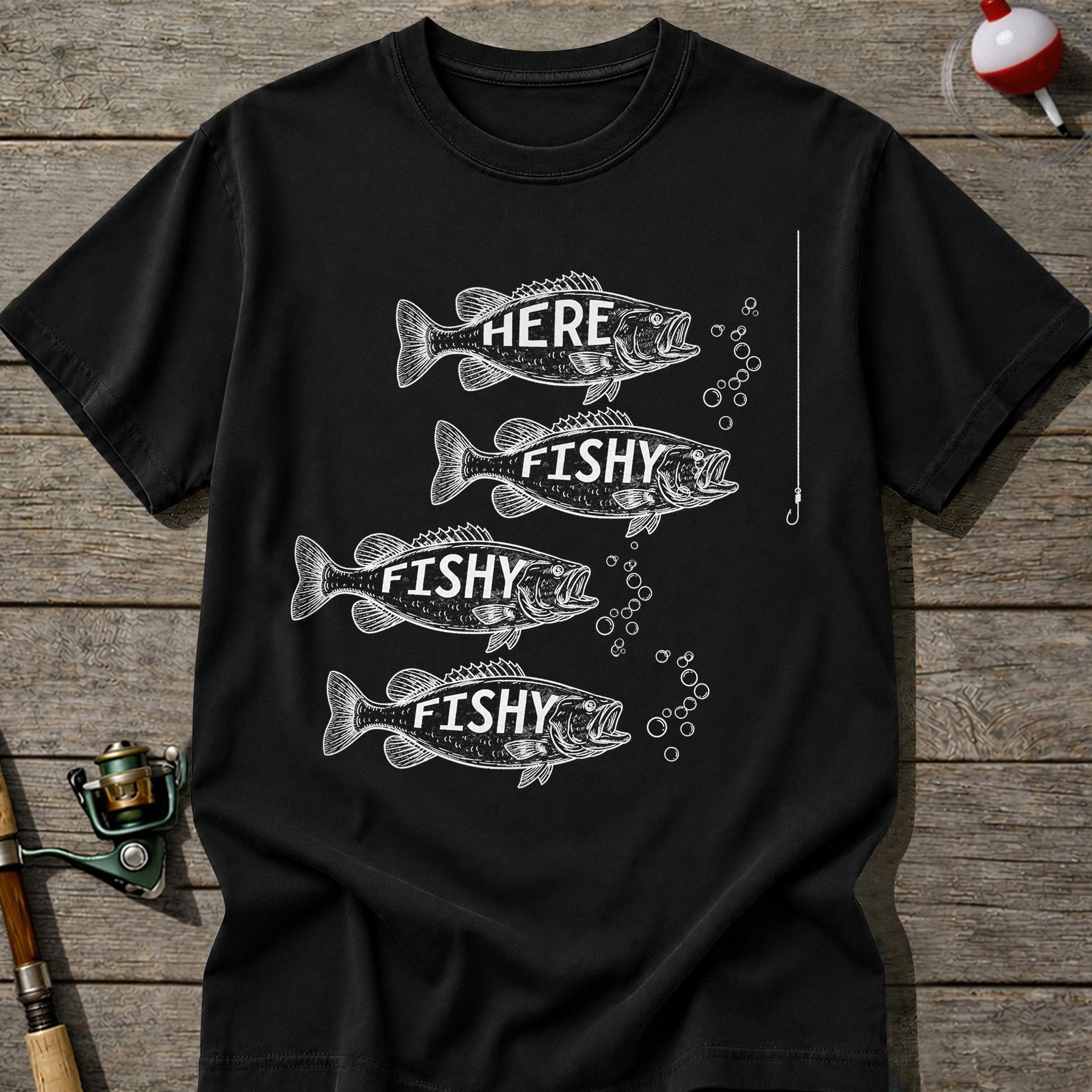 Here Fishy Fishy T-shirt