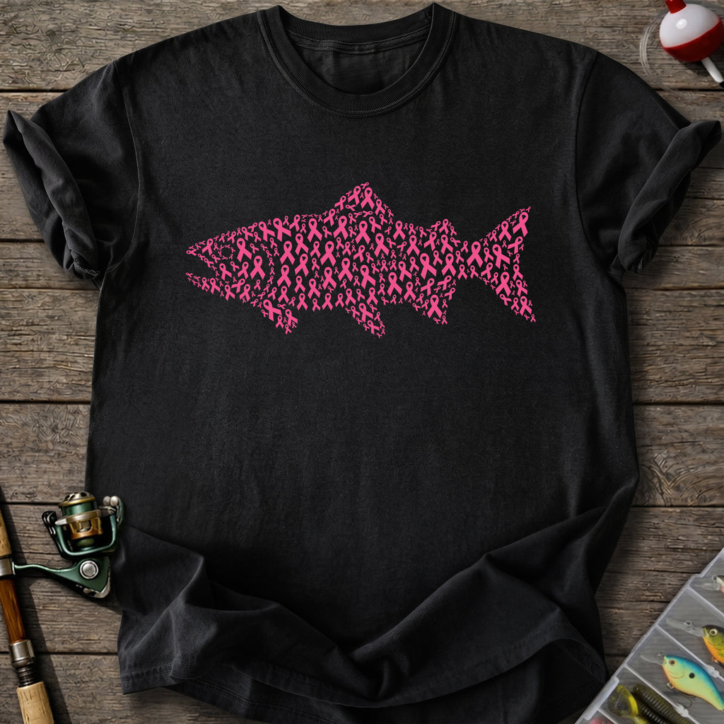Ribbon Trout Fishing T-Shirt