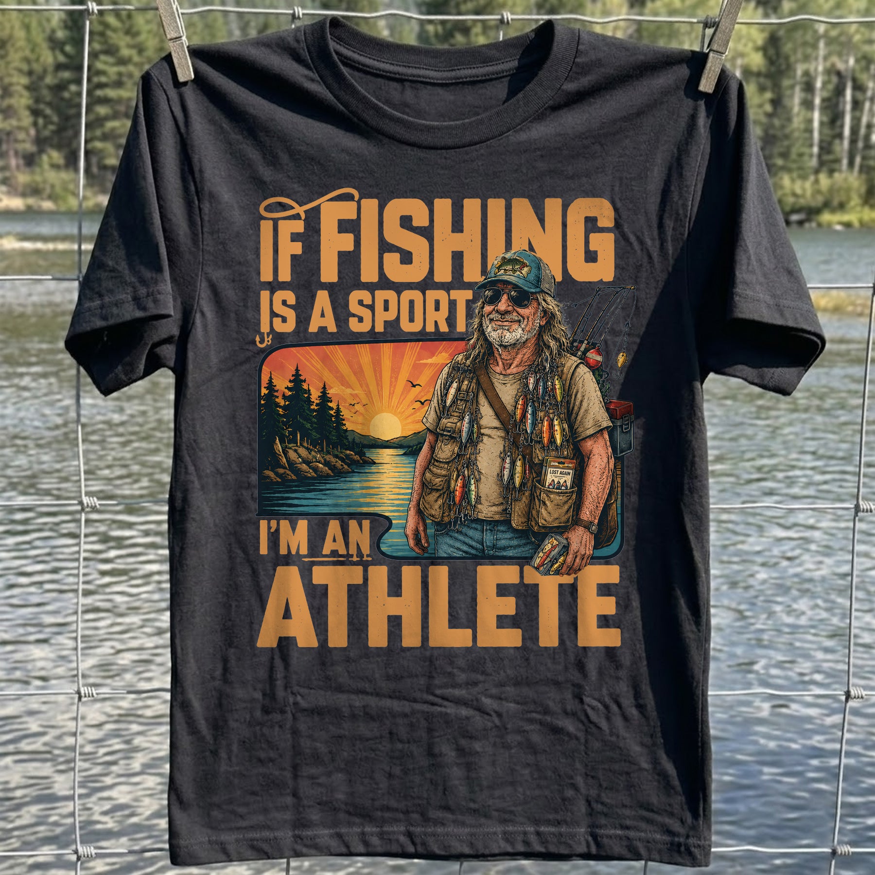 Fishing Athlete T-shirt