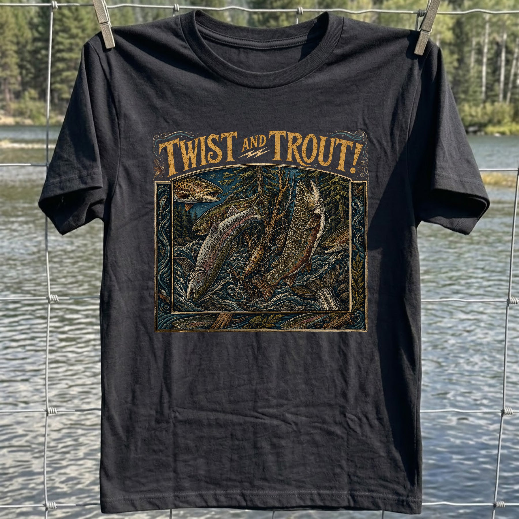 Twist And Trout T-shirt