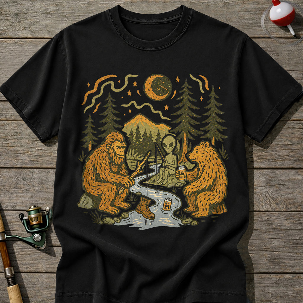 Strange Fishing Crew T-Shirt