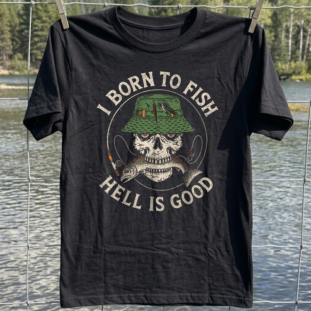 Fishing Skull T-Shirt